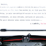 Brilliant black torpedo typewriter 1936