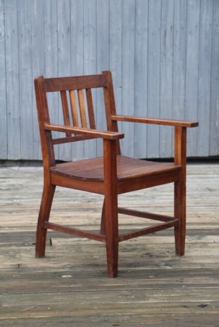 Chair Reconstruction solid oak France 1950