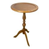 Solid wood tripod pedestal table 1900