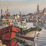 Painting René Huchet Le Croisic Brittany