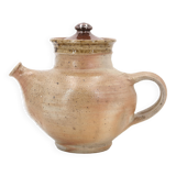 Large stoneware teapot by Pierre Digan, La Borne 1960s