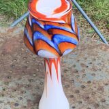 Opaline vase, stamped bb, Florence made in Italy, vintage