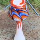 Opaline vase, stamped bb, Florence made in Italy, vintage