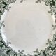 3 "Murier" ironstone dessert plates from Saint Amand and Hamage