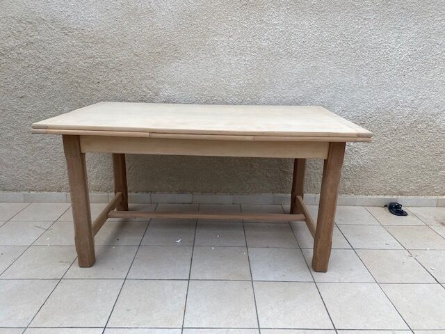 Extended farmhouse table