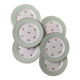 Set of 6 flat plates l'Amandinoise
