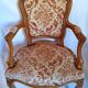Fauteuil cabriolet ancien bergère chaise