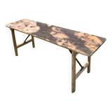 Table ancienne en bois pliante