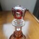 Orange crystal carafe Val Saint-Lambert - 1950s