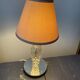 Old glass and mirror table lamp from the 1930s