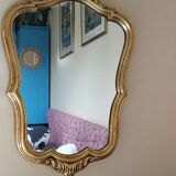 Former mirror, gilded molding, french classic 30x51cm