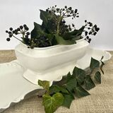 Bowl, planter, centrepiece, white porcelain