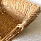 Wicker laundry rack