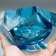 Antique ashtray pocket tray murano glass sommerso italy - flavio poli years