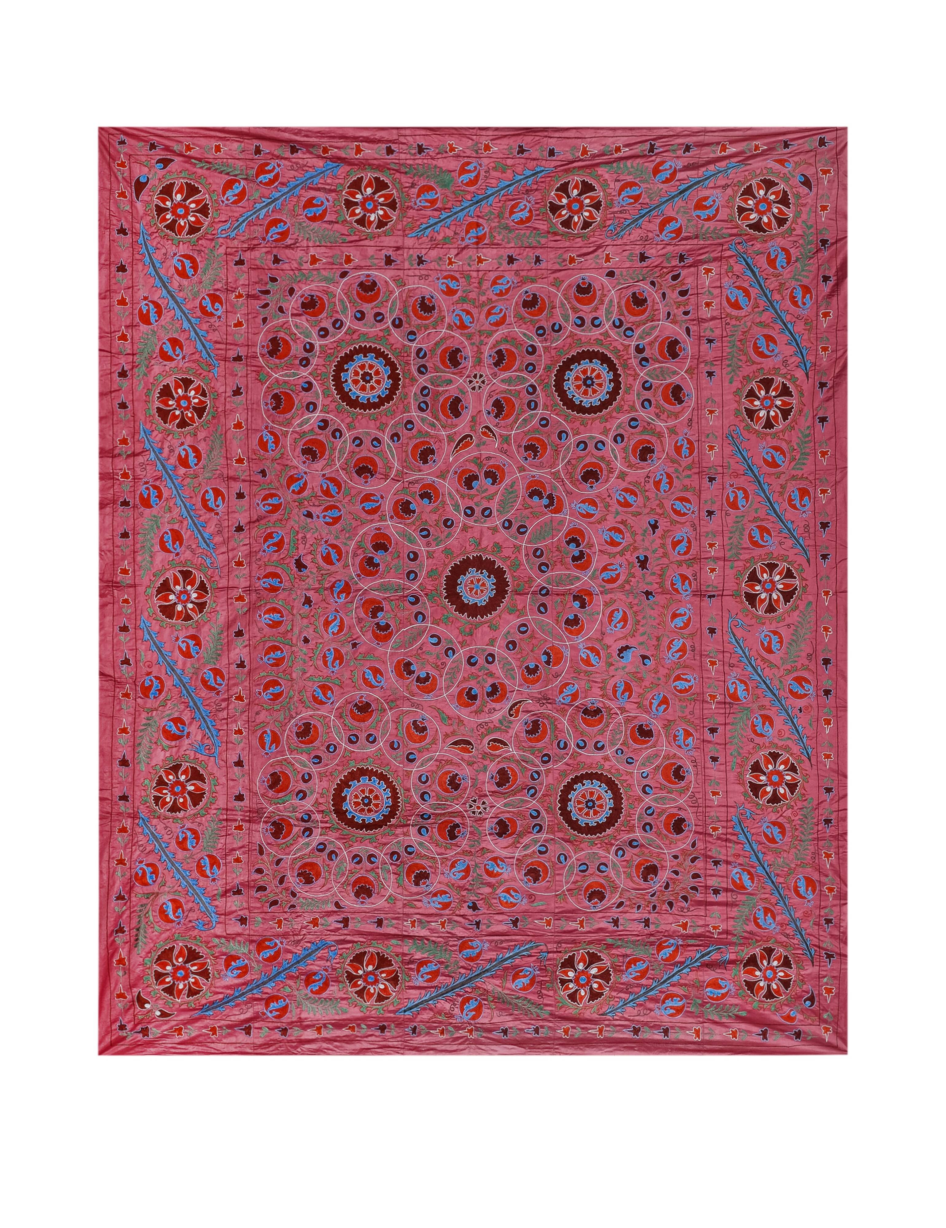 Hand knotted rug, vintage Turkish rug 245x299 cm