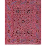 Hand knotted rug, vintage Turkish rug 245x299 cm