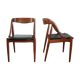 Pair of Scandinavian teak chairs Johannes Andersen 1960