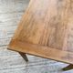 Cherry farmhouse table with spindle legs, 1950s