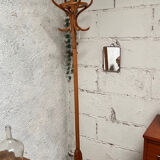 Vintage wooden parrot coat rack