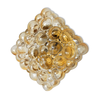 Glass wall lamp by Helena Tynell for Glashütte Limburg vintage design from the 60s