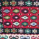 Tapis mural boho vintage Kelim, années 1950