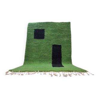 Handmade pure wool rug, artisan style, size 140 x 260 cm