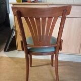 Vintage wooden bistro chair – Parisian café spirit