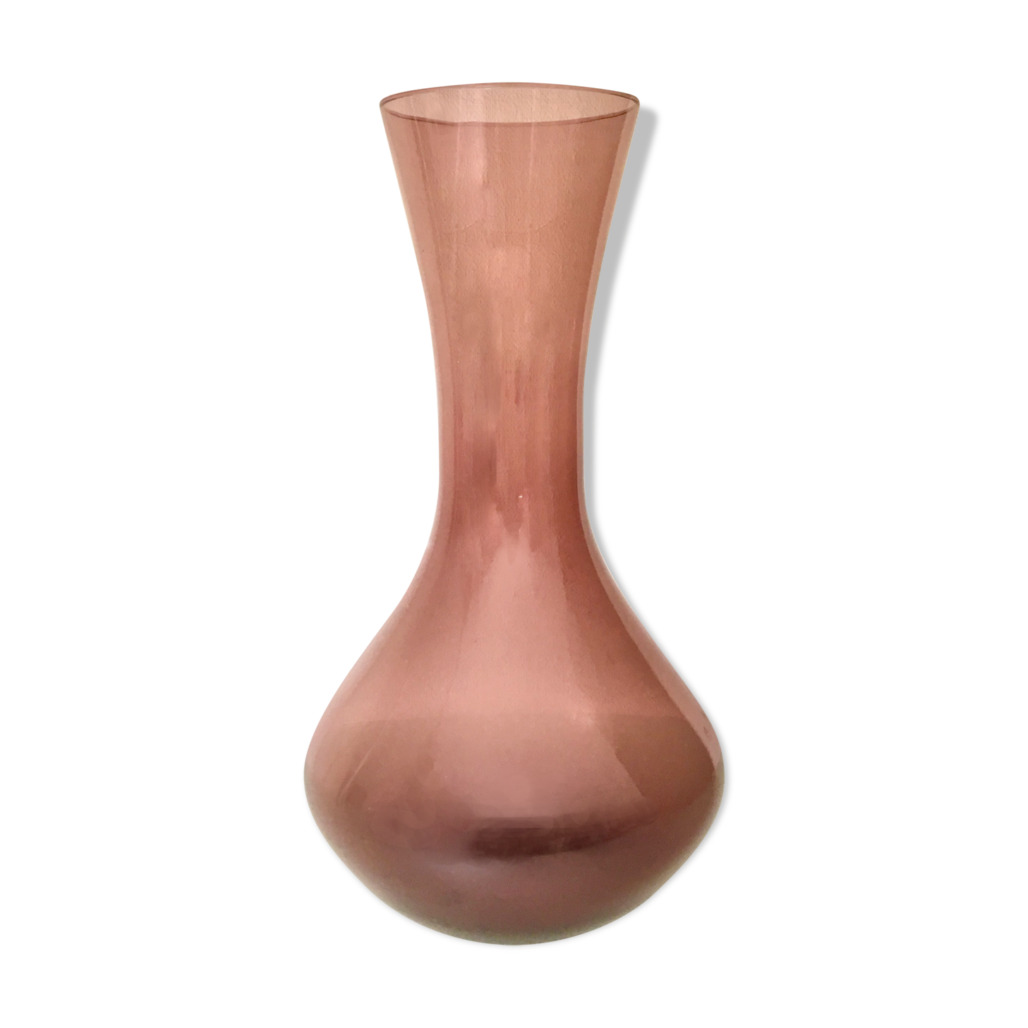 Vase bruyère en verre soufflé