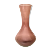 Blown glass heather vase