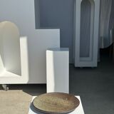 Indonesian green ceramic dish D:26.5