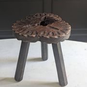 Brutalist tripod stool