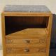 Large oak bedside cabinet