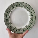 Set of 6 old plates in iron earth, model Murier de Saint Amand
