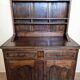 Vaisselier style louis xv en bois massif vers 1950