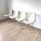 Vintage set of 4 fiberglass dining chairs by Eames – Herman Miller