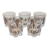 5 crystal whisky glasses