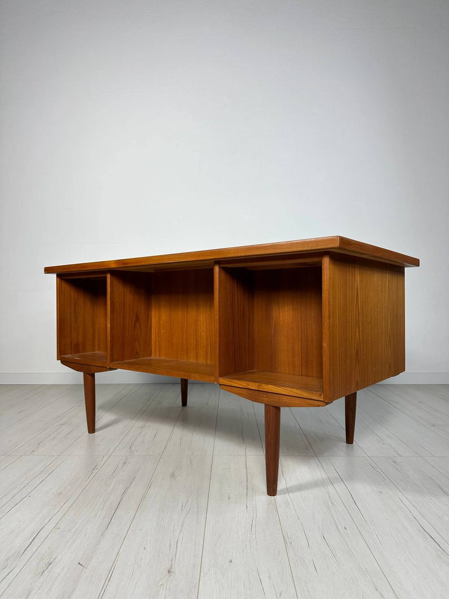 1960s Vintage Minimalistic Danish Teak Writing Desk