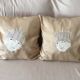 Two Art Deco cushions