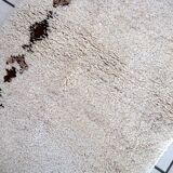 Tapis Vintage Berbère Marocain en Laine (69cm x 137cm), Années 1970