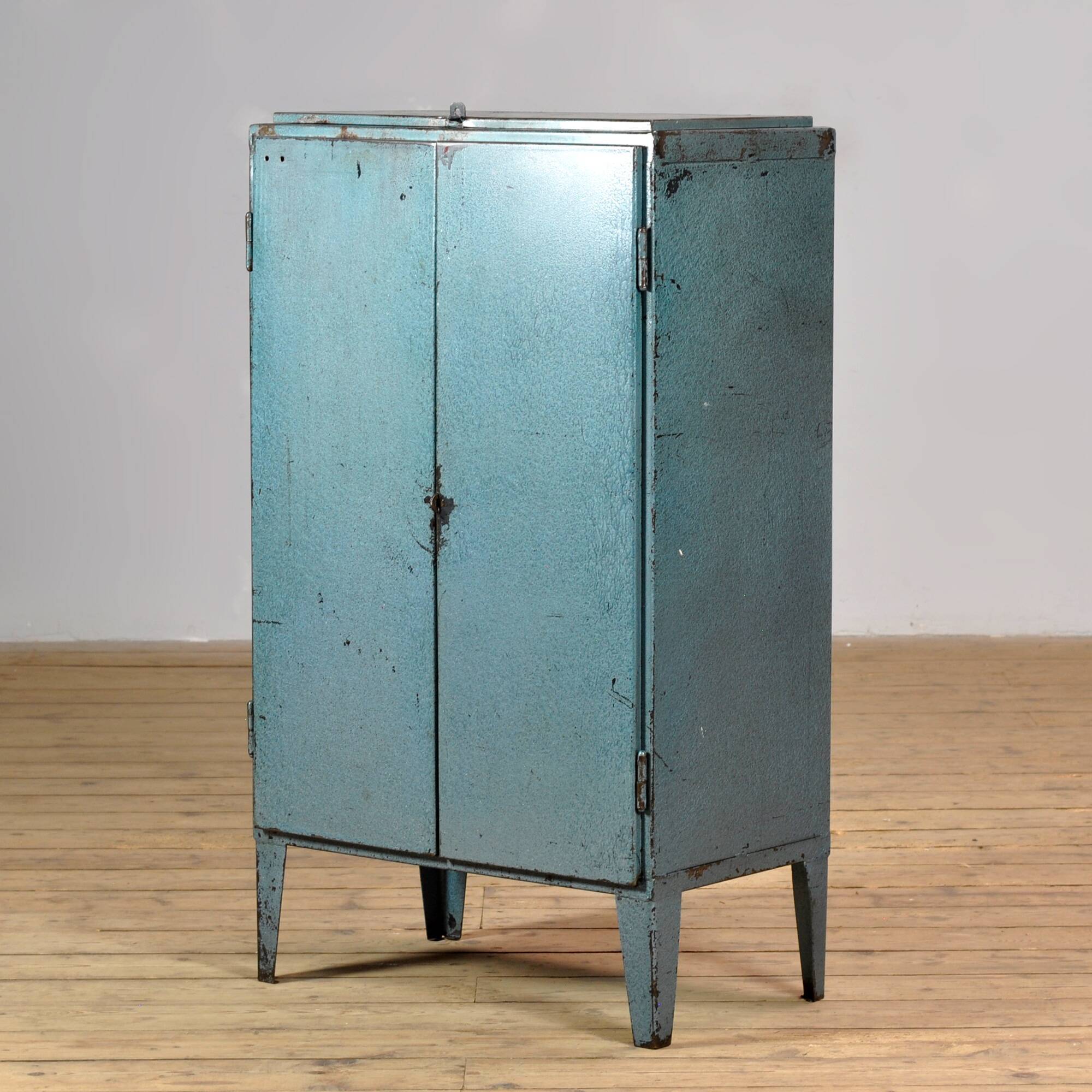 Iron industrial cabinet, 1970s