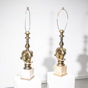 Ensemble de lampes de table à tête de cheval Deknudt