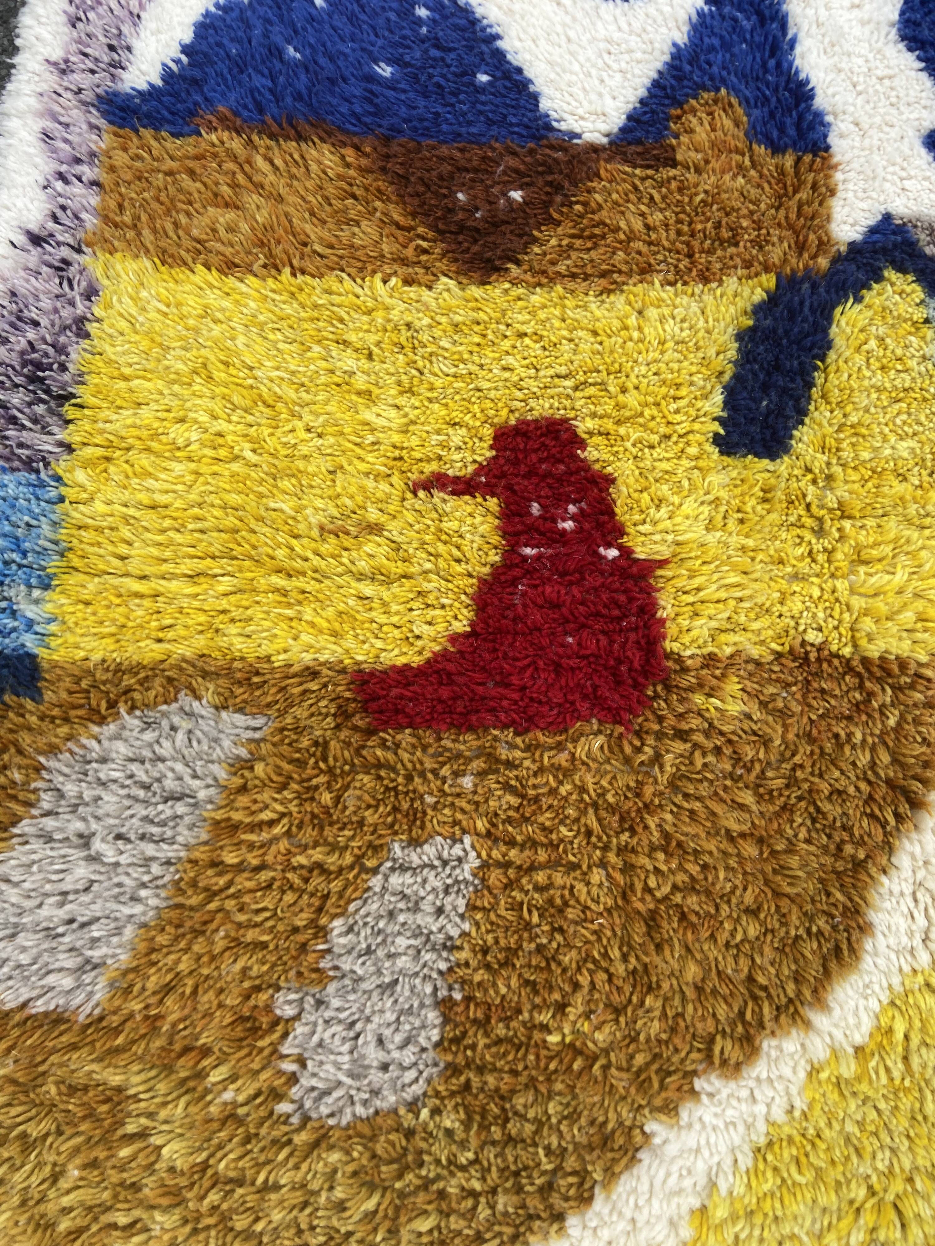 Berber carpet azilal 195x280 cm