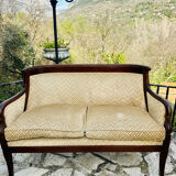 Mobilier de salon en Acajou Massif D’époque Empire