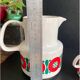 Vintage Melitta Germany Coffee Pot and Creamer - 70s Retro Pattern