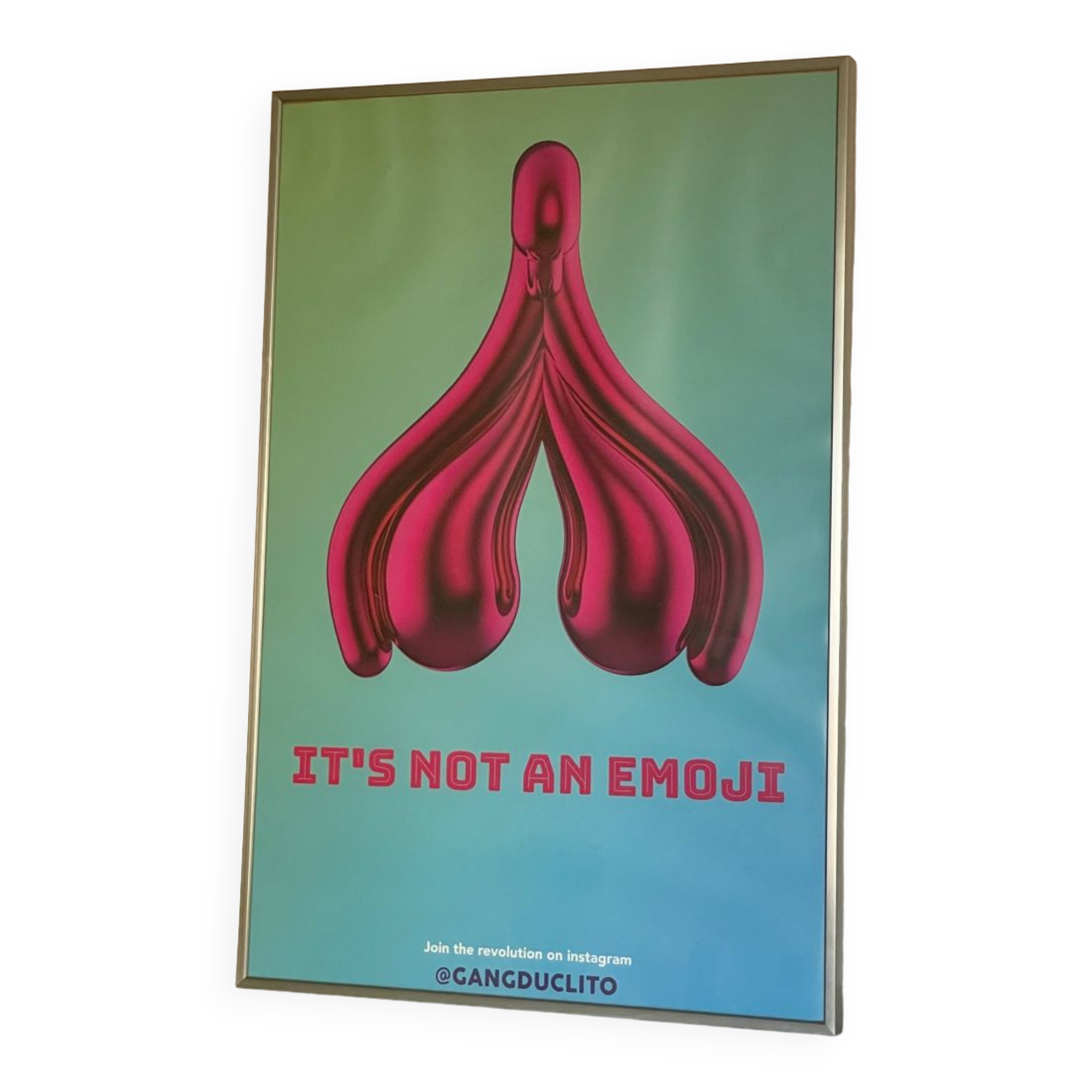 Feminist retro frame and poster 40x60cm