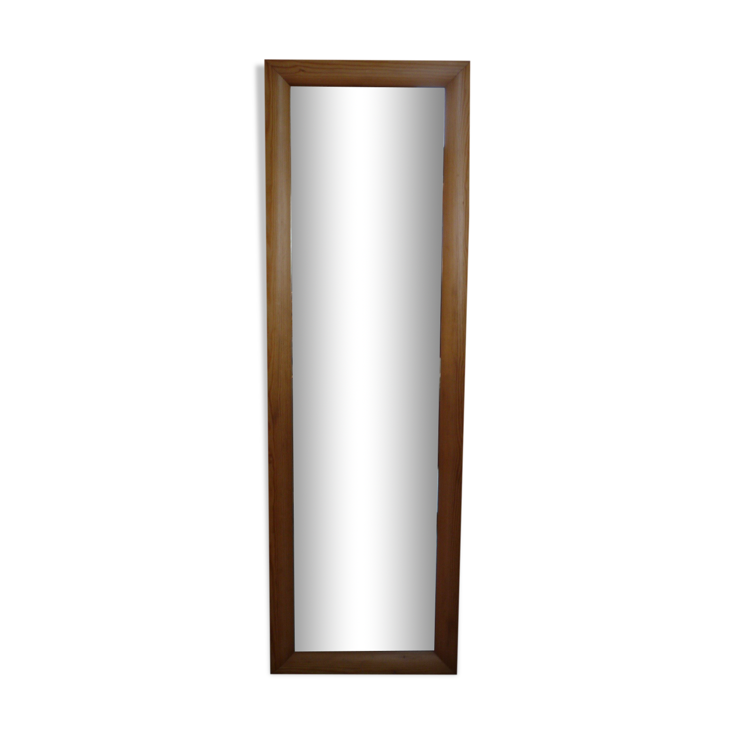 Mirror domed wooden frame 140X45, 80s