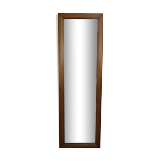 Mirror domed wooden frame 140X45, 80s