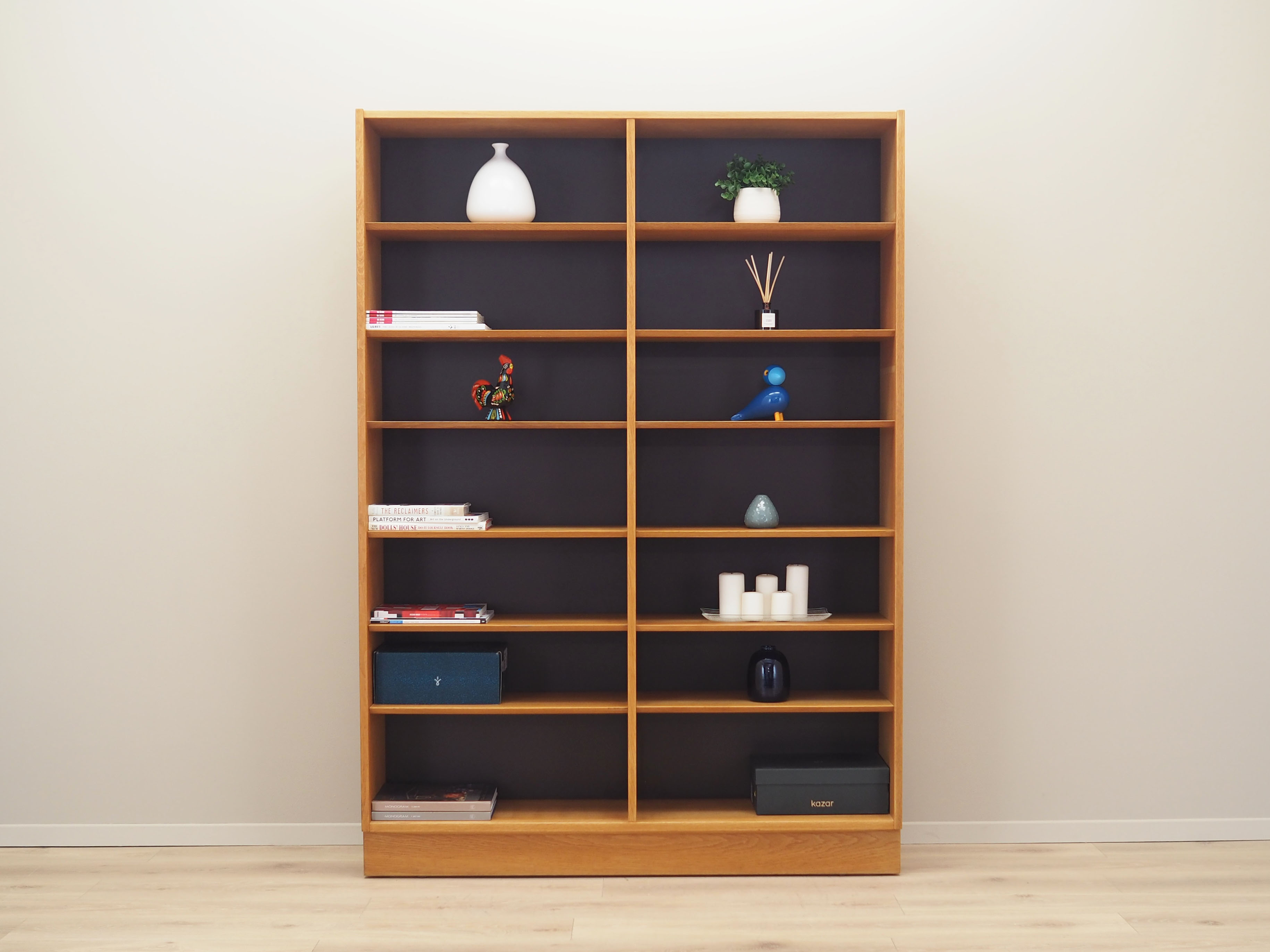 Ash bookcase, Danish design, 1970s, Hundevad