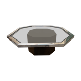 Octagonal coffee table years 70s