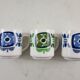 3 mugs vintage mobil design j-c. collector's miller